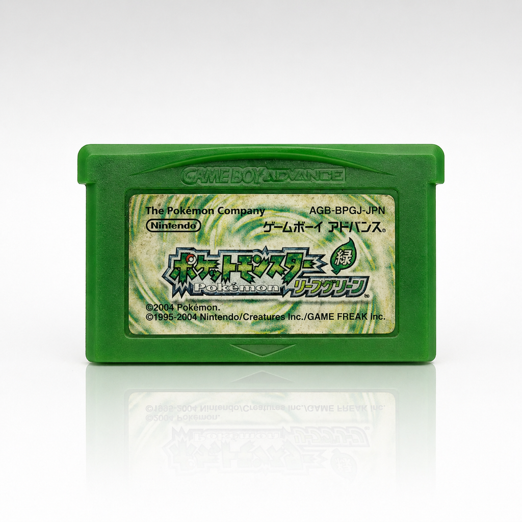 Pokemon Set Feuerrot + Blattgrün Modul - Japanisch - Speichert - Pokémon Gamyboy