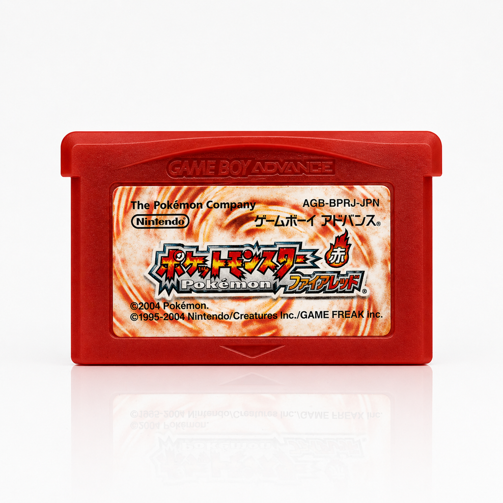 Pokemon Set Feuerrot + Blattgrün Modul - Japanisch - Speichert - Pokémon Gamyboy